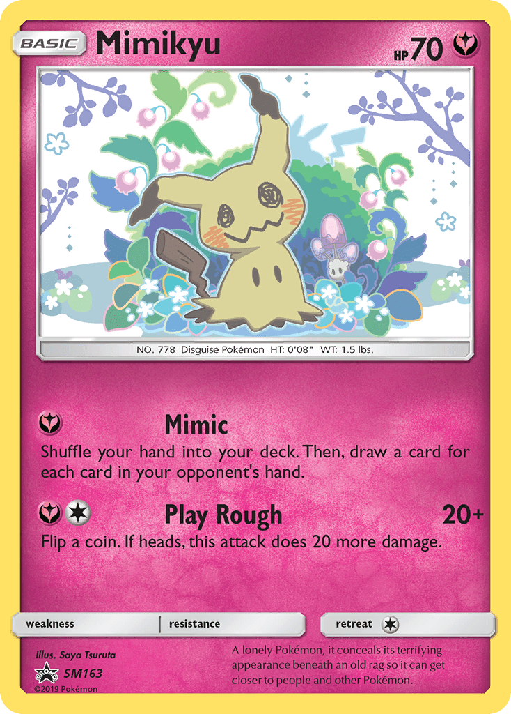 Mimikyu SM163 — Sun & Moon Promos (Italian Pokémon TCG card)
