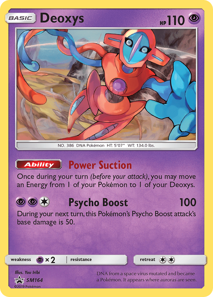 Deoxys SM164 — Sun & Moon Promos (Italian Pokémon TCG card)