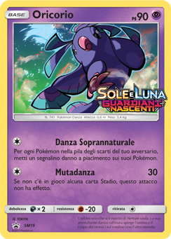 Oricorio SM19 — Sun & Moon Promos (Italian Pokémon TCG card)