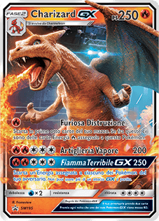 Charizard GX SM195 — Sun & Moon Promos (Italian Pokémon TCG card)