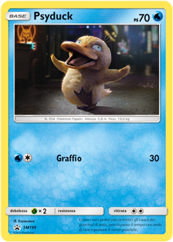 Psyduck SM199 — Sun & Moon Promos (Italian Pokémon TCG card)