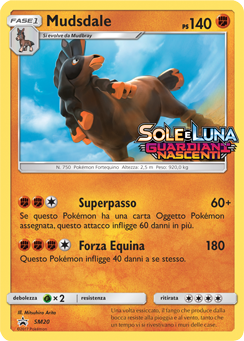 Mudsdale SM20 — Sun & Moon Promos (Italian Pokémon TCG card)