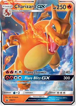 Charizard GX SM211 — Sun & Moon Promos (Italian Pokémon TCG card)