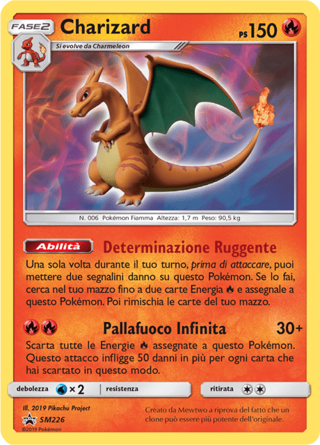 Charizard SM226 — Sun & Moon Promos (Italian Pokémon TCG card)