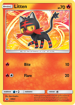 Litten SM23 — Sun & Moon Promos (Italian Pokémon TCG card)