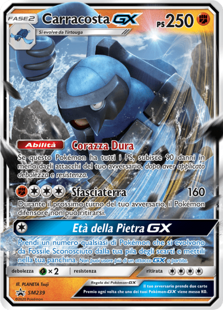 Carracosta GX SM239 — Sun & Moon Promos (Italian Pokémon TCG card)