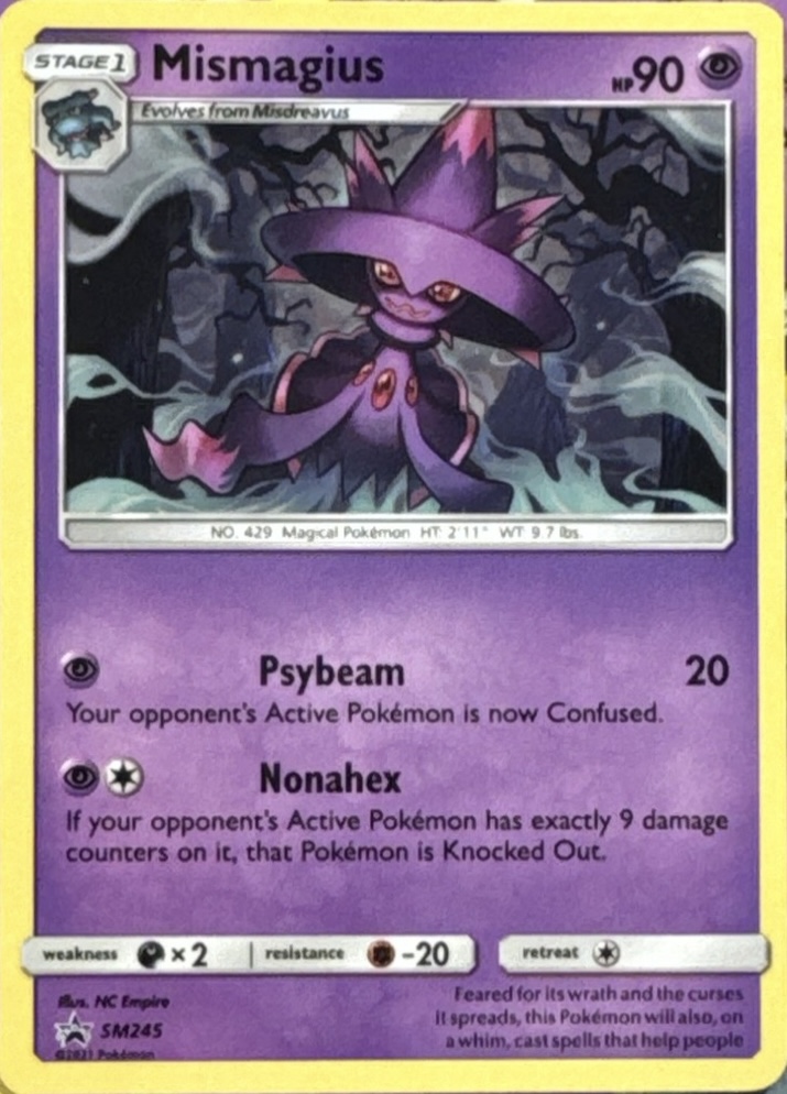 Mismagius SM245 — Sun & Moon Promos (Italian Pokémon TCG card)