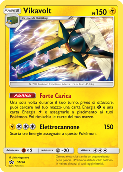 Vikavolt SM28 — Sun & Moon Promos (Italian Pokémon TCG card)