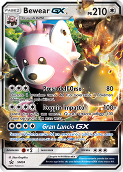 Bewear GX SM34 — Sun & Moon Promos (Italian Pokémon TCG card)