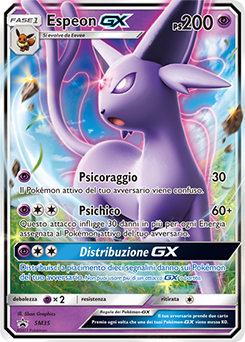 Espeon GX SM35 — Sun & Moon Promos (Italian Pokémon TCG card)