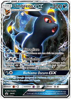 Umbreon GX SM36 — Sun & Moon Promos (Italian Pokémon TCG card)