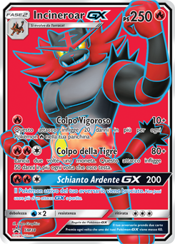 Incineroar GX SM38 — Sun & Moon Promos (Italian Pokémon TCG card)