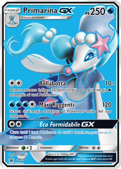 Primarina GX SM39 — Sun & Moon Promos (Italian Pokémon TCG card)