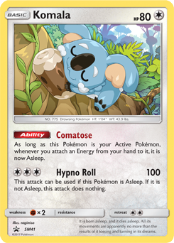 Komala SM41 — Sun & Moon Promos (Italian Pokémon TCG card)