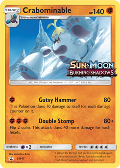 Crabominable SM47 — Sun & Moon Promos (Italian Pokémon TCG card)