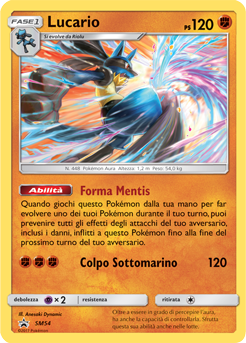 Lucario SM54 — Sun & Moon Promos (Italian Pokémon TCG card)