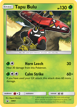 Tapu Bulu SM61 — Sun & Moon Promos (Italian Pokémon TCG card)