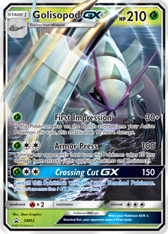 Golisopod GX SM62 — Sun & Moon Promos (Italian Pokémon TCG card)