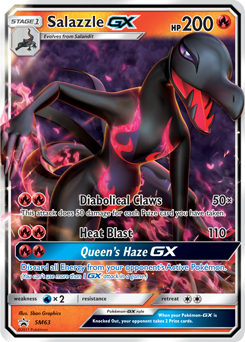 Salazzle GX SM63 — Sun & Moon Promos (Italian Pokémon TCG card)