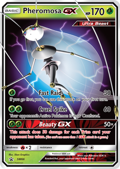 Pheromosa GX SM66 — Sun & Moon Promos (Italian Pokémon TCG card)