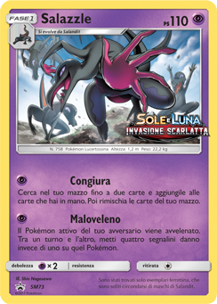 Salazzle SM73 — Sun & Moon Promos (Italian Pokémon TCG card)