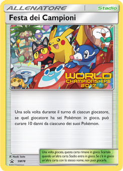 Festa dei Campioni SM78 — Sun & Moon Promos (Italian Pokémon TCG card)