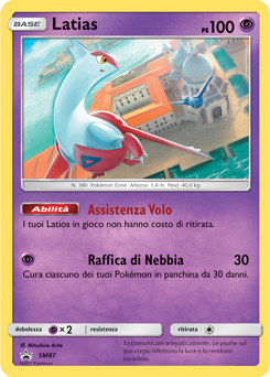 Latias SM87 — Sun & Moon Promos (Italian Pokémon TCG card)