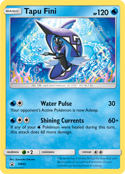 Tapu Fini SM92 — Sun & Moon Promos (Italian Pokémon TCG card)