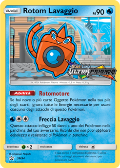 Rotom Lavaggio SM94 — Sun & Moon Promos (Italian Pokémon TCG card)