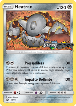 Heatran SM96 — Sun & Moon Promos (Italian Pokémon TCG card)