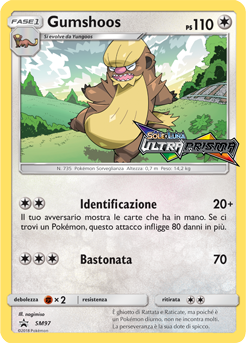 Gumshoos SM97 — Sun & Moon Promos (Italian Pokémon TCG card)