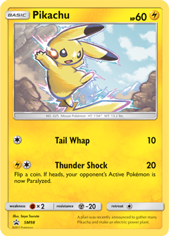Pikachu SM98 — Sun & Moon Promos (Italian Pokémon TCG card)