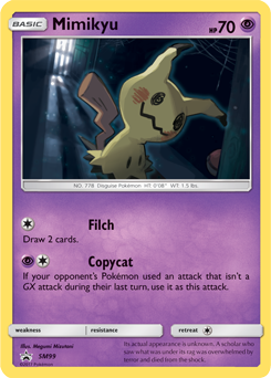 Mimikyu SM99 — Sun & Moon Promos (Italian Pokémon TCG card)