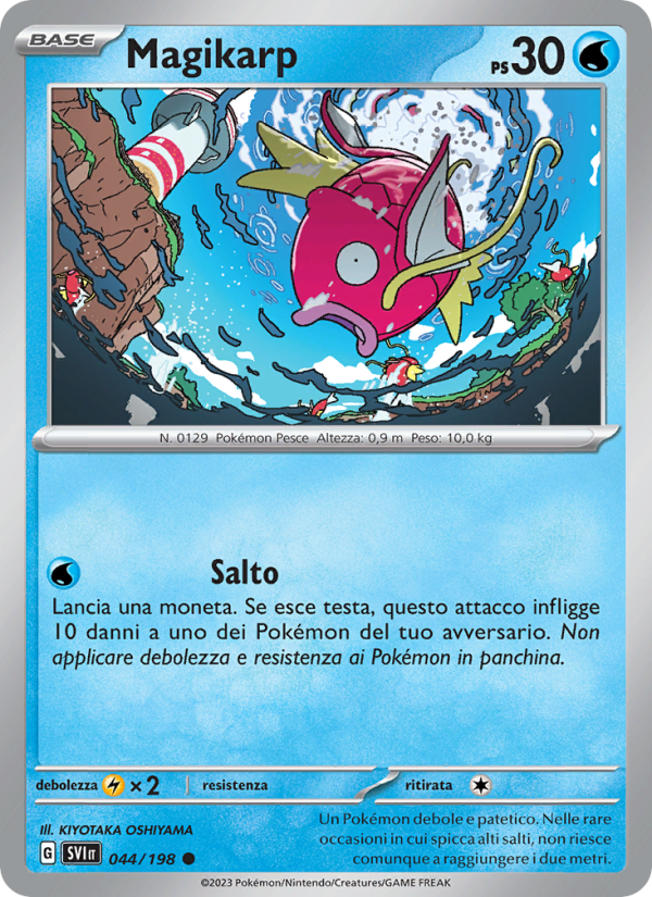 Magikarp 044/258 — Scarlet & Violet (Italian Pokémon TCG card)