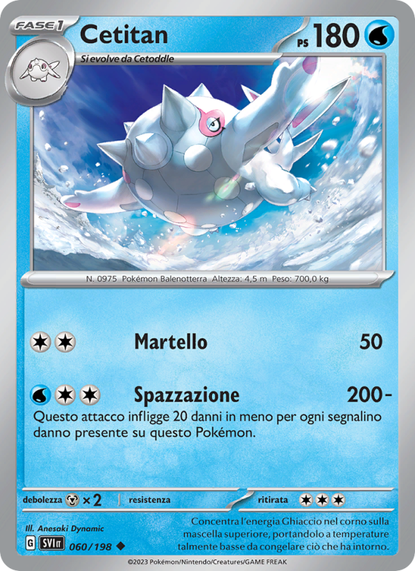 Cetitan 060/258 — Scarlet & Violet (Italian Pokémon TCG card)