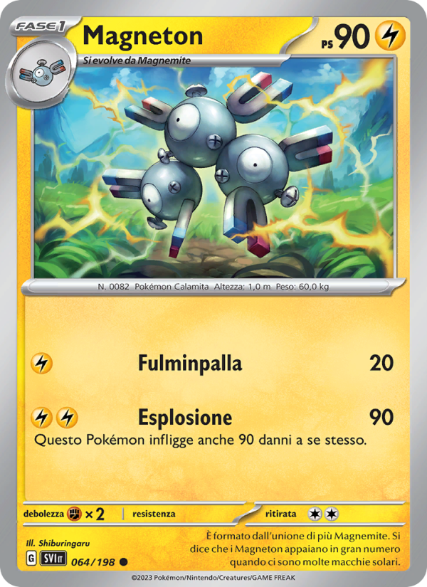 Magneton 064/258 — Scarlet & Violet (Italian Pokémon TCG card)