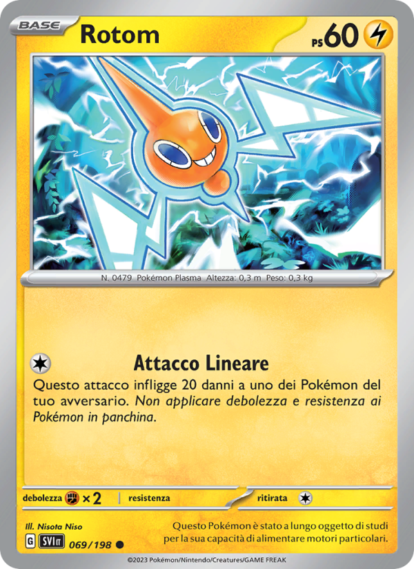 Rotom 069/258 — Scarlet & Violet (Italian Pokémon TCG card)