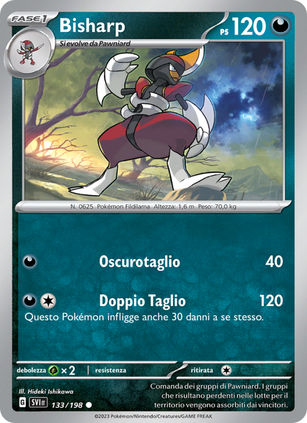 Bisharp 133/258 — Scarlet & Violet (Italian Pokémon TCG card)