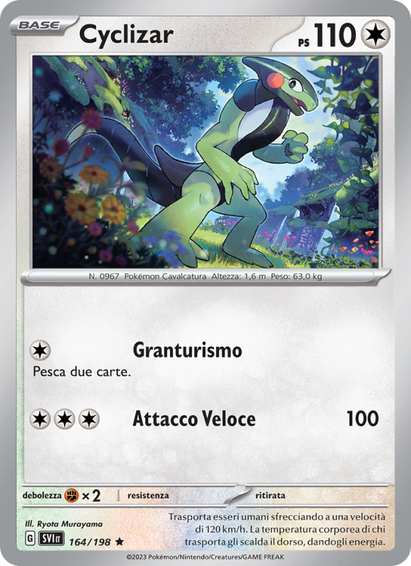 Cyclizar 164/258 — Scarlet & Violet (Italian Pokémon TCG card)