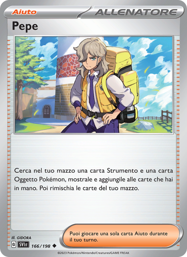 Pepe 166/258 — Scarlet & Violet (Italian Pokémon TCG card)
