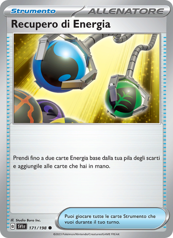 Recupero di Energia 171/258 — Scarlet & Violet (Italian Pokémon TCG card)