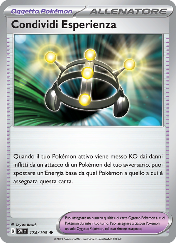 Condividi Esperienza 174/258 — Scarlet & Violet (Italian Pokémon TCG card)