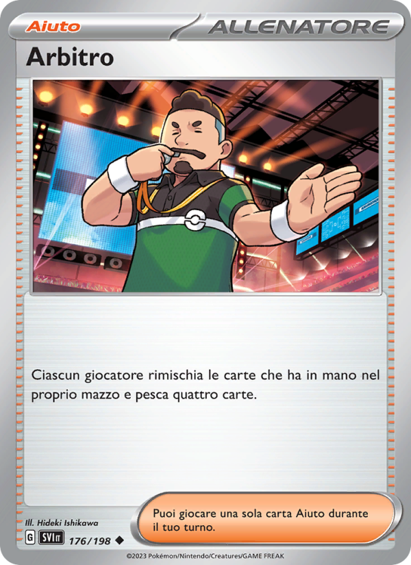 Arbitro 176/258 — Scarlet & Violet (Italian Pokémon TCG card)