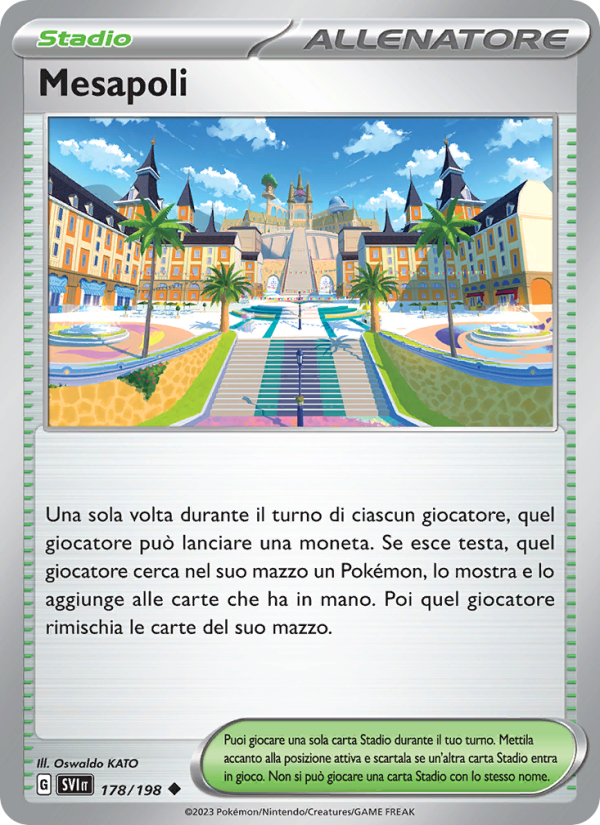 Mesapoli 178/258 — Scarlet & Violet (Italian Pokémon TCG card)