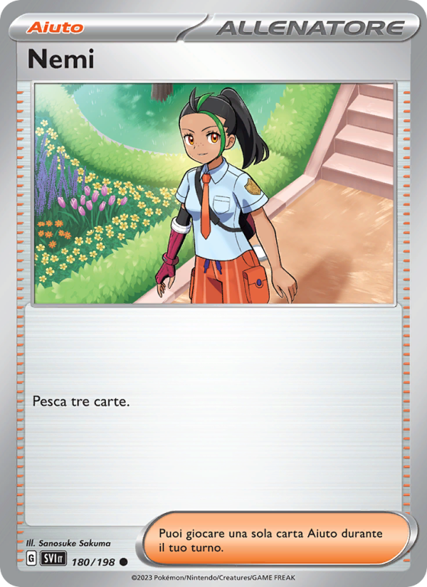 Nemi 180/258 — Scarlet & Violet (Italian Pokémon TCG card)
