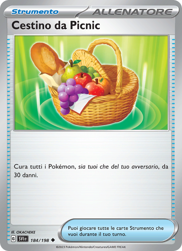 Cestino da Picnic 184/258 — Scarlet & Violet (Italian Pokémon TCG card)