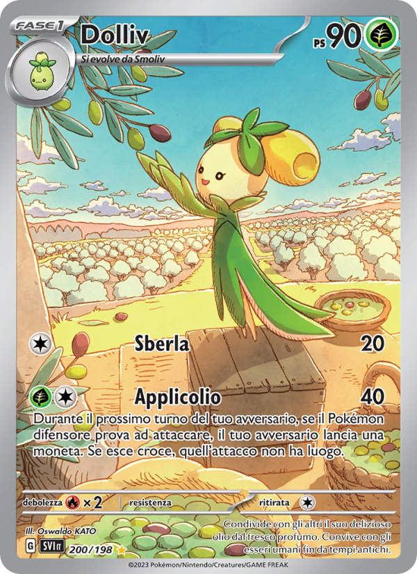 Dolliv 200/258 — Scarlet & Violet (Italian Pokémon TCG card)