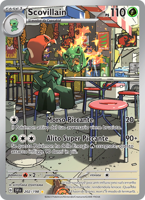Scovillain 202/258 — Scarlet & Violet (Italian Pokémon TCG card)