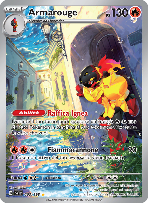 Armarouge 203/258 — Scarlet & Violet (Italian Pokémon TCG card)