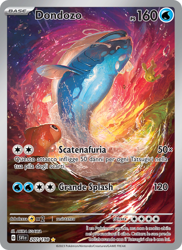Dondozo 207/258 — Scarlet & Violet (Italian Pokémon TCG card)